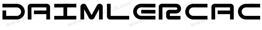 DaimlerCAC Regular字体转换